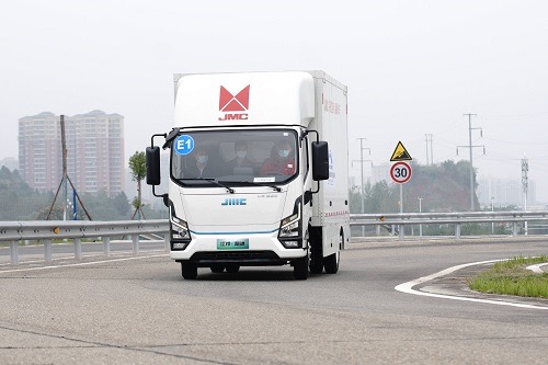 刷新新能源物流車挑戰(zhàn)賽最好成績(jī)！江鈴E路達(dá)勢(shì)不可擋