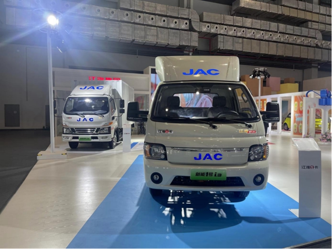 發力新能源，江淮1卡閃耀海口新能源暨智能汽車展
