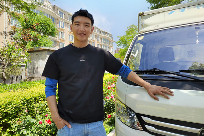 從送外賣到送貨物，王俊熹選擇與祥菱M2并肩奮斗