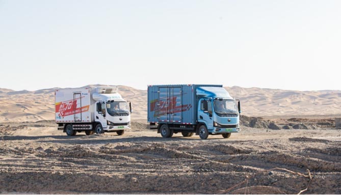 打破續航焦慮！宇通新能源輕卡45℃高溫滿電續航375公里