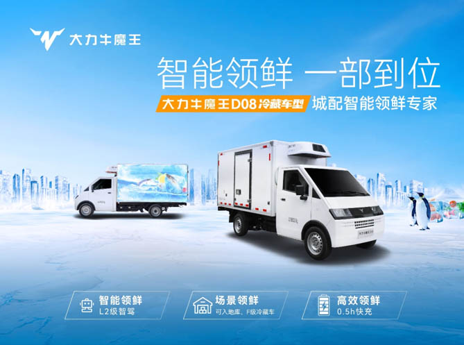 至高補貼3.5萬！??大力牛魔王D08冷藏車領鮮上市