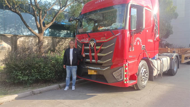 百公里油耗19.8L！5臺歐曼GTL重卡助孟經理征戰港口運輸 效益步步高升